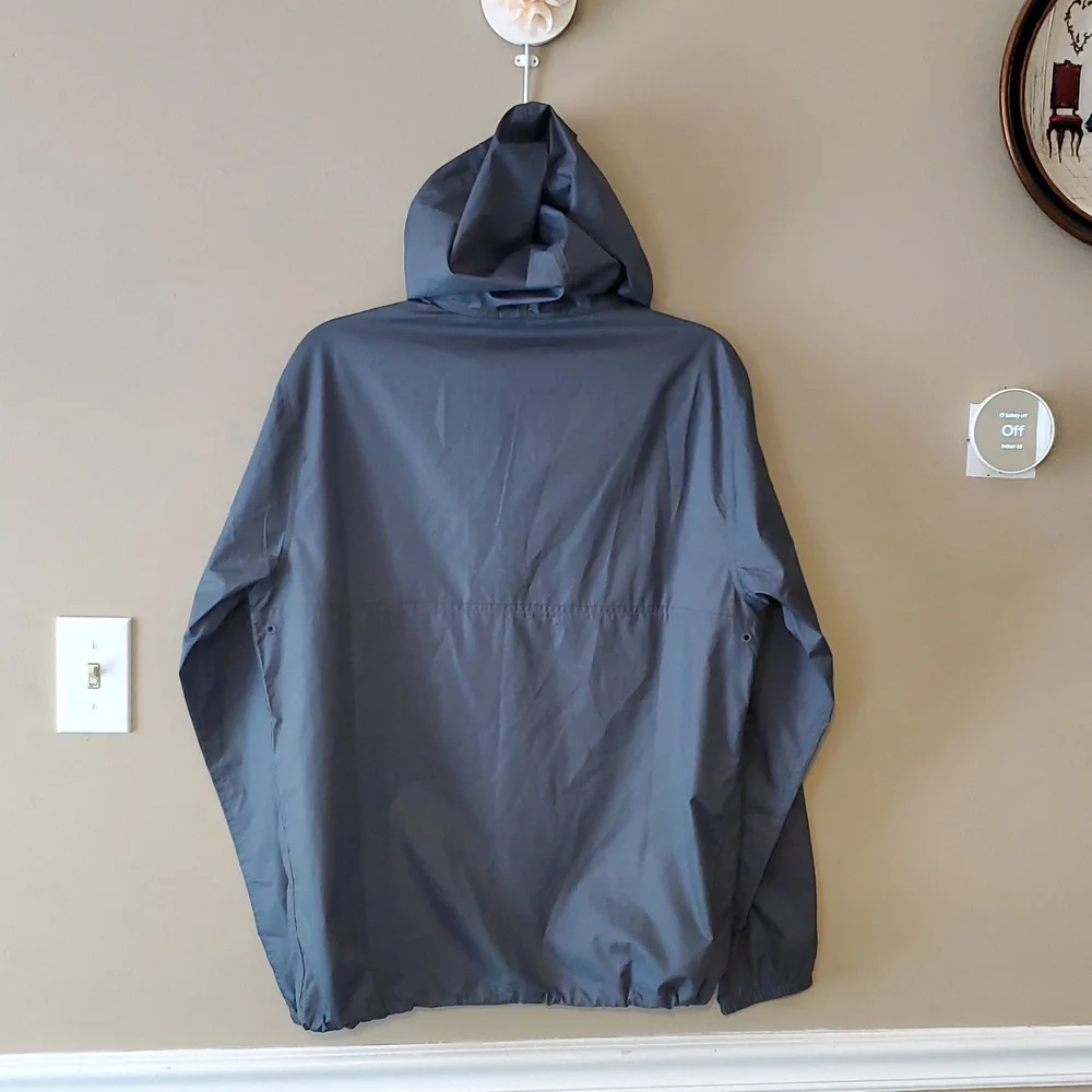 Patagonia Rain Jacket  Windbreaker Hooded Gray Full Zip Mens Size S - Picture 2 of 12